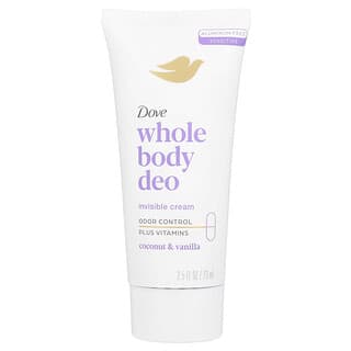 Dove, Whole Body Deo, Coconut & Vanilla, Deo für den ganzen Körper, Kokosnuss und Vanille, 73 ml (2,5 fl. oz.)