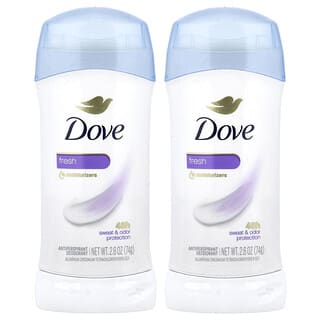 Dove, Antiperspirant Deodorant, Fresh, 2 Pack, 2.6 oz (74 g) Each