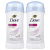 Dove, 땀 억제제 디오도런트, 분말형, 2개입, 각 74g(2.6oz)