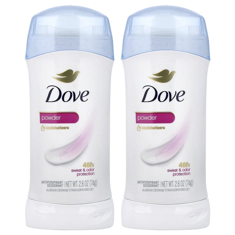Antiperspirant Deodorant、パウダー、2個セット、各74g