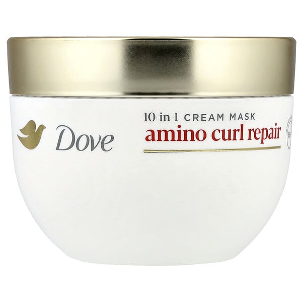 Dove, 아미노 컬 리페어, 10 in 1 크림 마스크, 260g(9.2oz)