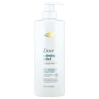Dove, Champú y acondicionador anticaspa 2 en 1, Alivio calmante, 532 ml (18 oz. líq.)