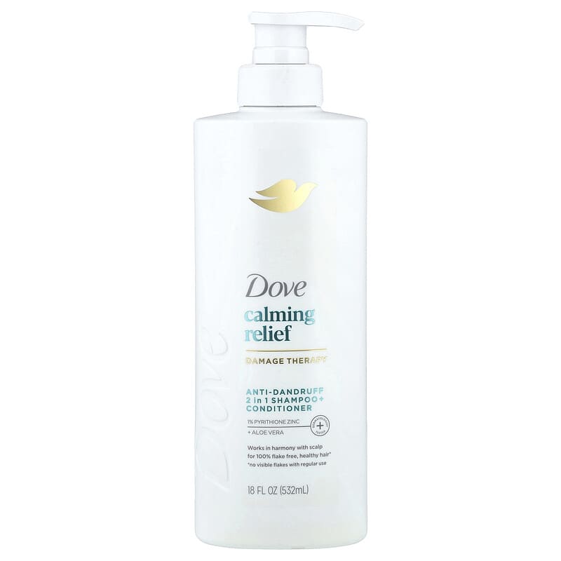 Calming Relief、フケ対策2イン1シャンプー＋コンディショナー、532ml