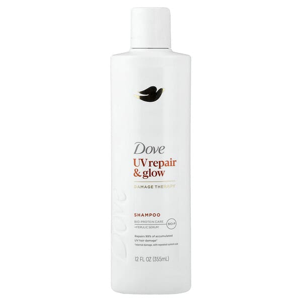 Dove, UV 修复与光泽，损伤疗法洗发水，12 液量盎司（355 毫升）