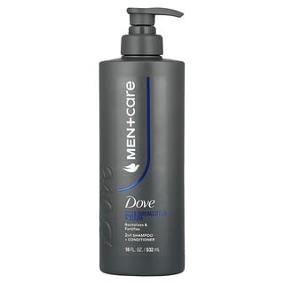 Dove, Men + Care, Champú y acondicionador 2 en 1, Eucalipto azul y abedul, 532 ml (18 oz. líq.)