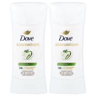 Dove, 專業護理，止汗淨味劑，清新，2 包，每包 2.6 盎司（74 克）