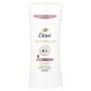 Dove, 어드밴스드 케어, 투명, 땀 억제 데오드란트, 깔끔한 마무리, 2.6oz(74g)
