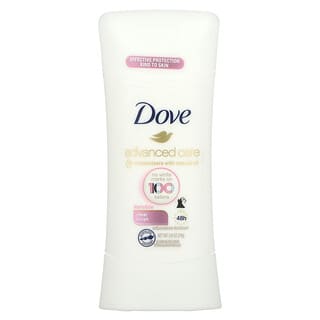 Dove, مزيل رائحة العرق المقاوم للتعرق Advanced Care، شفاف، الوزن 2.6 أونصة (74 جم)