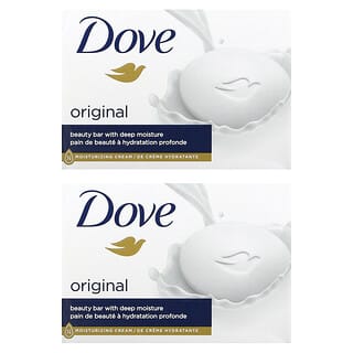 Dove, Barra de belleza con humectación profunda, Original, 2 barras, 106 g (3,75 oz) cada una