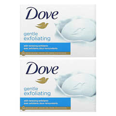 Dove, Beauty Bar Soap, Gentle Exfoliating, 2 Bars, 3.75 oz (106 g) Each