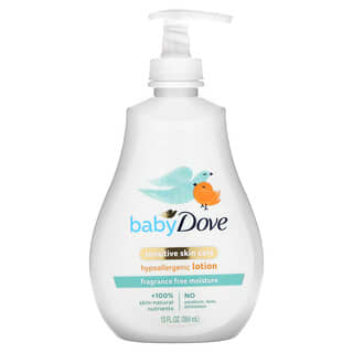Dove, Baby, Sensitive Skin Care,  Hypoallergenic Lotion, Fragrance Free, 13 fl oz (384 ml)