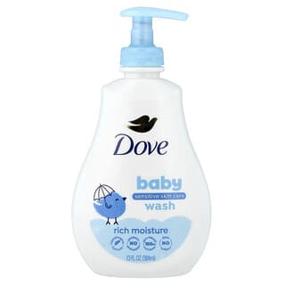 Dove, Baby, Sensitive Skin Care Wash, Rich Moisture, 13 fl oz (384 ml)