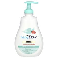 Dove, Bébé, Soin des peaux sensibles, Nettoyant hypoallergénique, Sans parfum, 384 ml