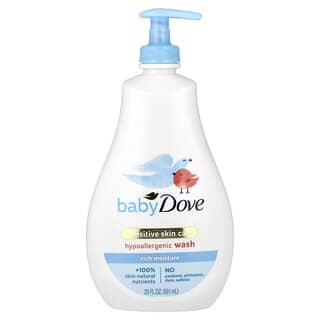 Dove, Baby, Sensitive Skin Care, Hypoallergenic Wash, Rich Moisture, 20 fl oz (591 ml)
