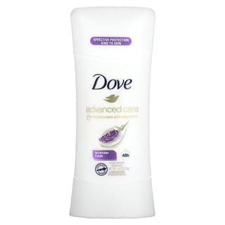 Dove, Cuidado avanzado, Desodorante antitranspirante, Lavanda fresca, 74 g (2,6 oz)