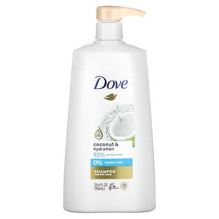 Dove, Увлажняющий шампунь с кокосом, 750 мл (25,4 жидк. Унции)