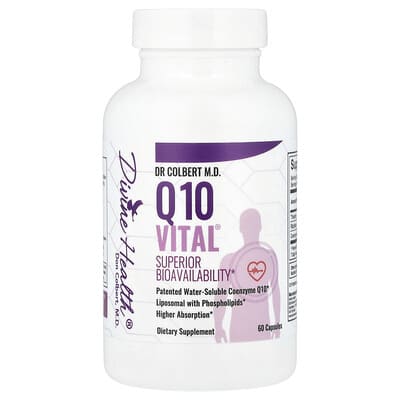 Divine Health, Dr Colbert M.D., Q10 Vital®, 60 Capsules