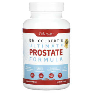 Divine Health, El suplemento de aceites esenciales Essential Living Oils de Dr. Colbert's Ultimate Prostate Formula, Suplemento para la próstata, 90 cápsulas vegetales