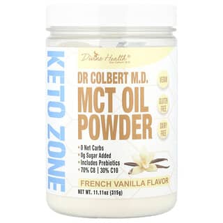 Divine Health, Dr Colbert M.D. MCT Oil Powder, French Vanilla, 11.11 oz (315 g)