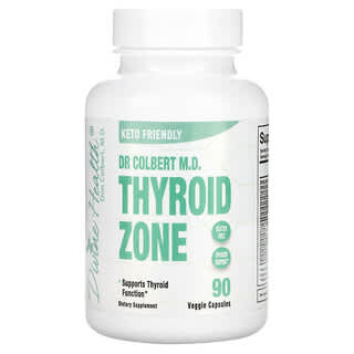Divine Health, доктора медицины Кольбера Thyroid Zone, 90 растительных капсул