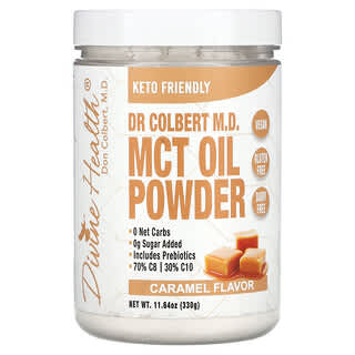 Divine Health, Dr. Colbert M.D., MCT Oil Powder, Caramel, 11.64 oz (330 g)