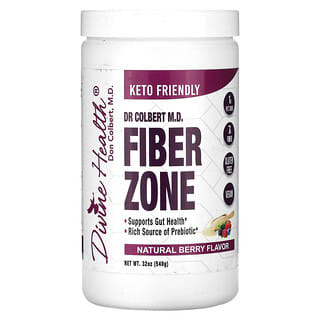 Divine Health, Dr. Colbert Fiber Zone, Baya natural`` 540 g (32 oz)