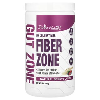 Divine Health, Dr. Colbert MD Fiber Zone, Fruto Silvestre Natural, 540 g (19 oz)