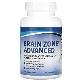 Divine Health, Brain Zone Advanced, 120 Capsules