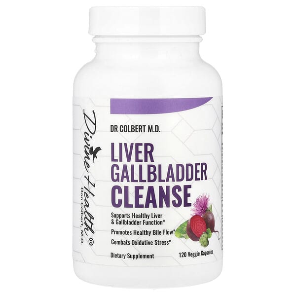Dr Colbert M.D. Liver Gallbladder Cleanse, 120 Veggie Capsules