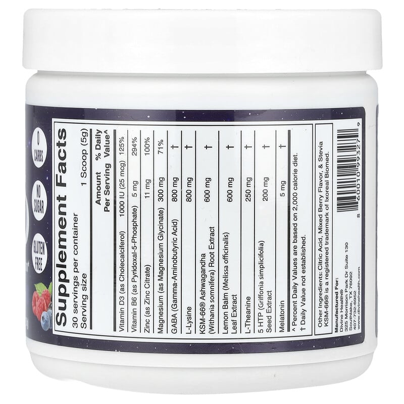 Don Colbert M.D. Sleep-Ease, Natural Mixed Berry, 5.29 oz (150 g)