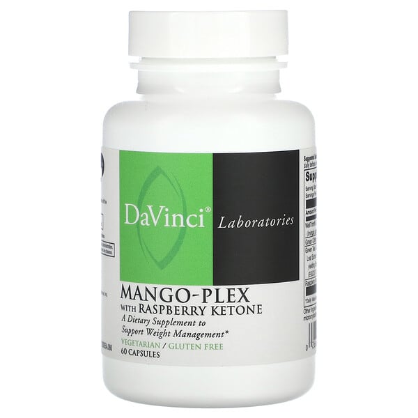 DaVinci Laboratories, 含覆盆子酮的 Mango-Plex，60 粒膠囊