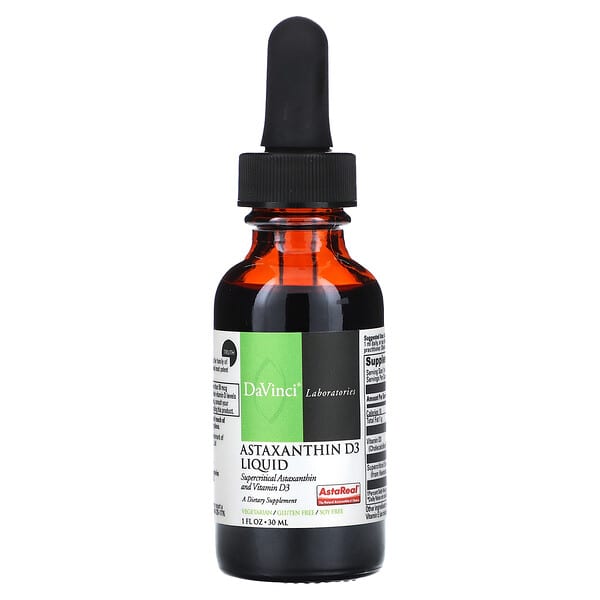 Astaxanthin D3 Liquid, 1 fl oz (30 ml)