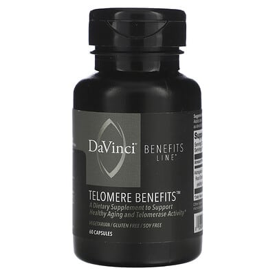 DaVinci Laboratories, Telomere Support Benefits, 250 mg, 60 Capsules