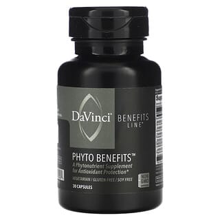 DaVinci Laboratories of Vermont, Benefits Line, Phyto Benefits, 30 капсул