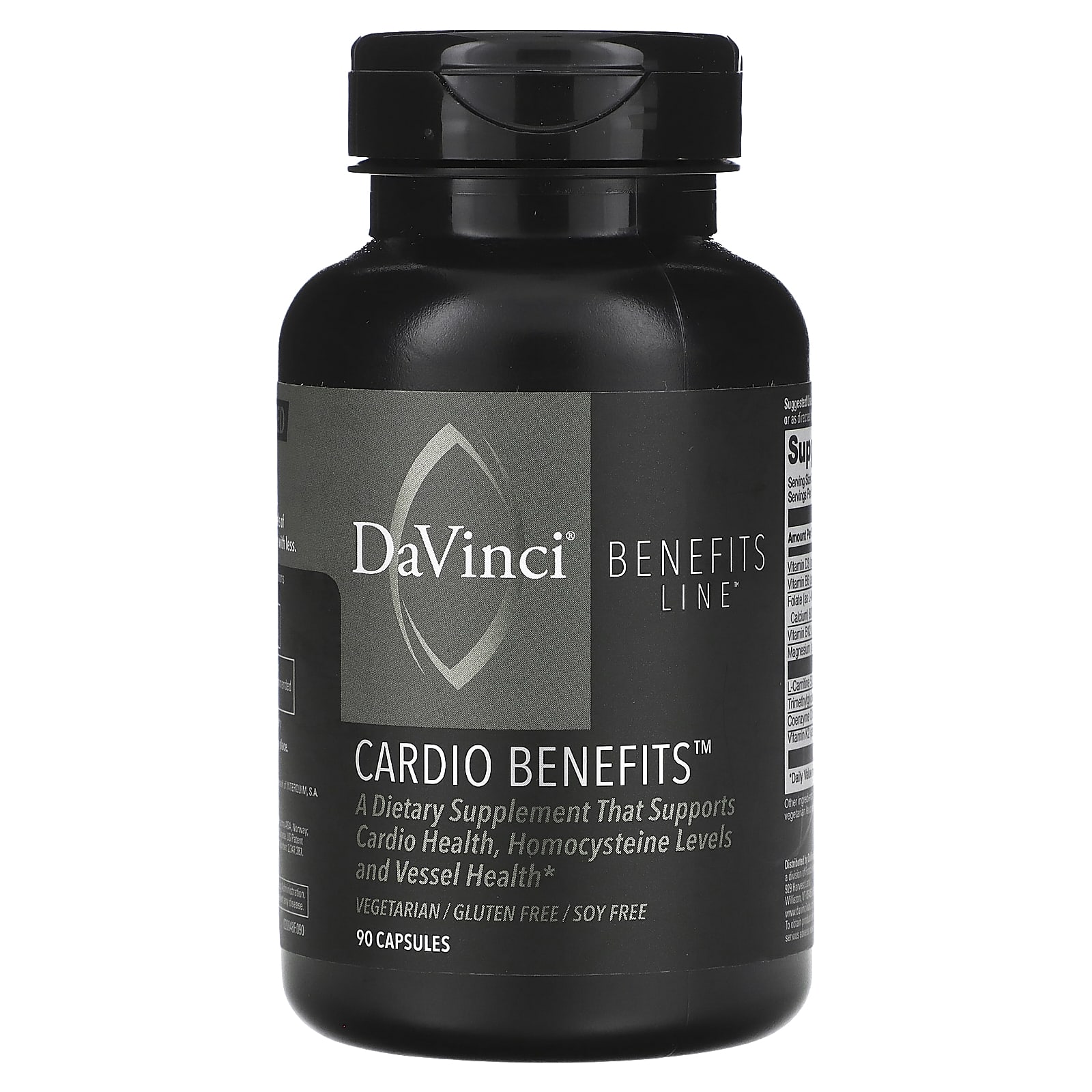 DaVinci Laboratories of Vermont, Benefits Line, Cardio Benefits, 90
