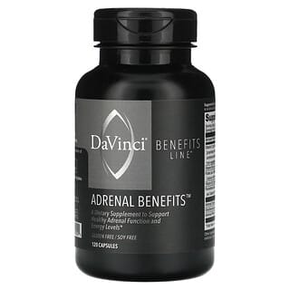 DaVinci Laboratories of Vermont, Benefits Line, Adrenal Benefits, 120 Capsules