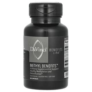 DaVinci Laboratories of Vermont, Línea Benefits, Methyl Benefits, 60 cápsulas