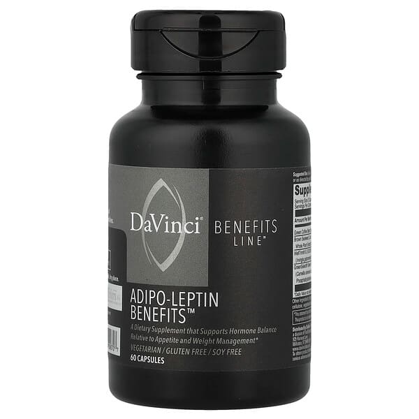 DaVinci Laboratories, Benefits Line™, Adipo-Leptin Benefits™, 60 Capsules — product photo 1
