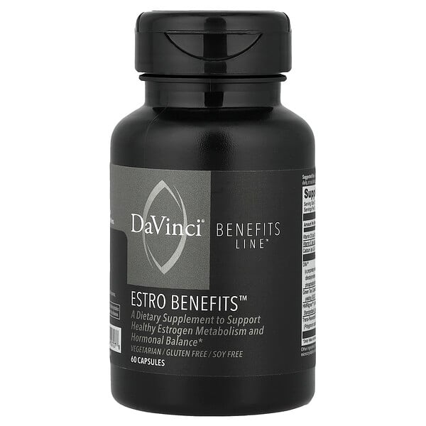 DaVinci Laboratories, Benefits Line™, Estro Benefits™, 60 Capsules — product photo 1