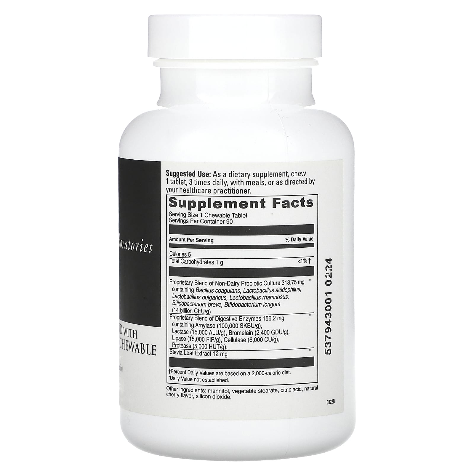 DaVinci Laboratories of Vermont, Mega Probiotic ND with Digestive