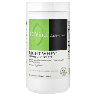 DaVinci Laboratories, Right Whey, Creamy Chocolate, 2.4 lbs (1.09 kg)