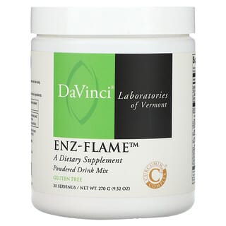 DaVinci Laboratories of Vermont, Enz-Flame, Mistura para Bebida em Pó, 270 g (9,52 oz)