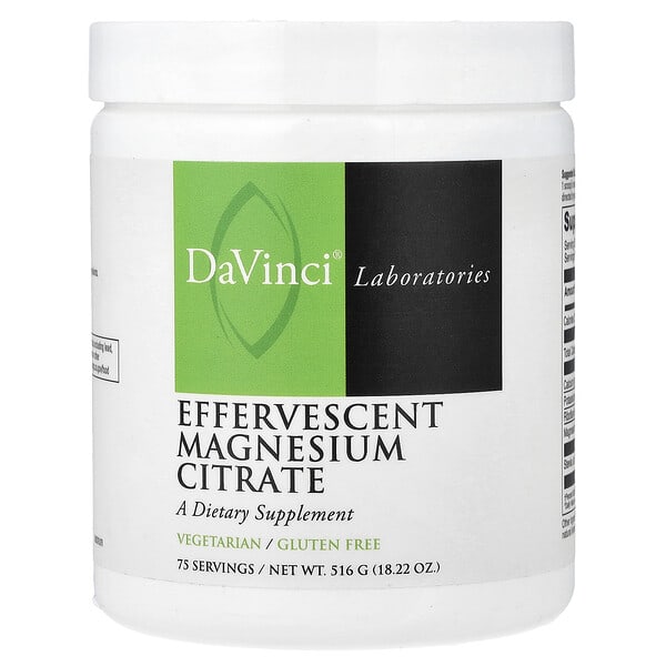 DaVinci Laboratories, Effervescent Magnesium Citrate, 18.22 oz (516 g) (Discontinued Item) — product photo 1