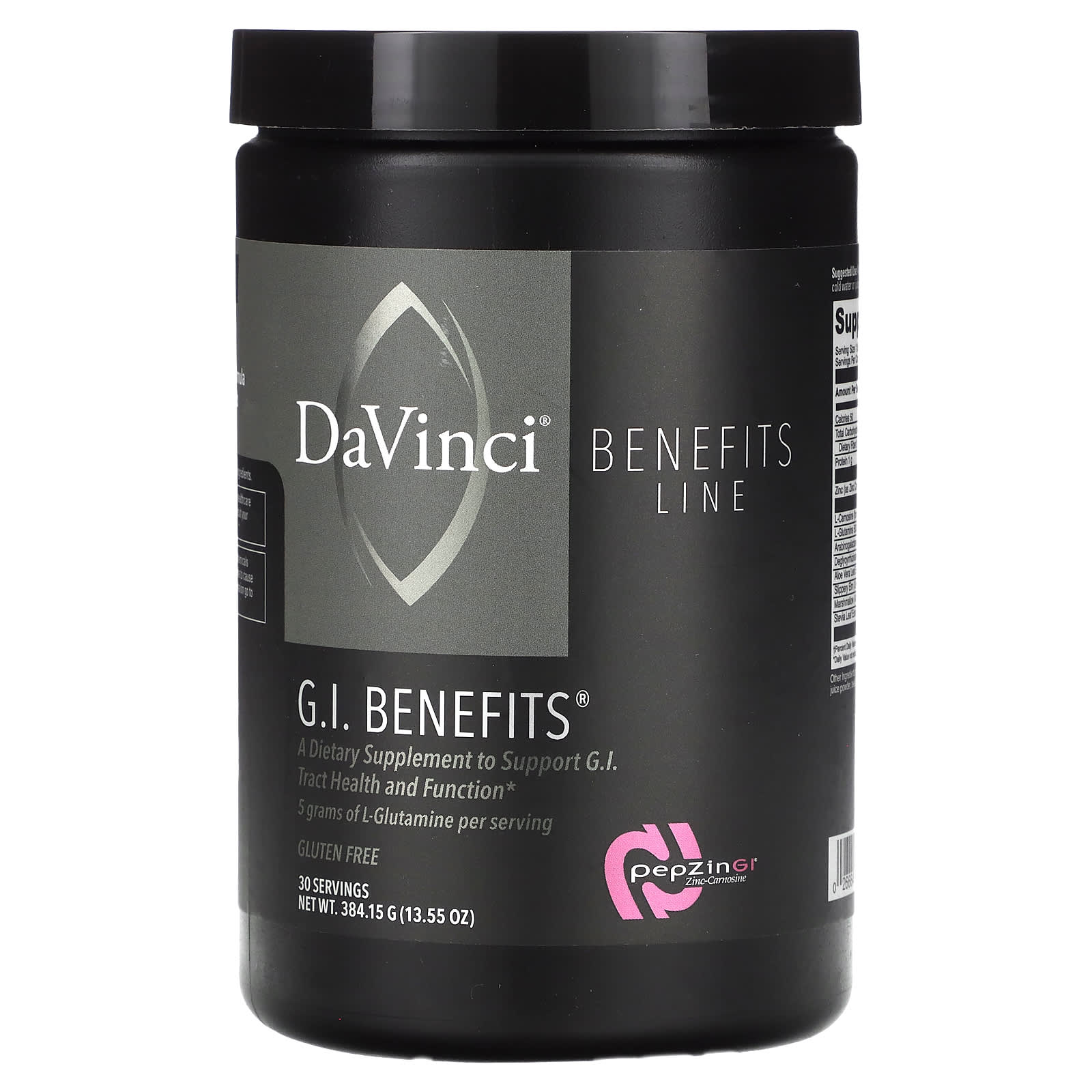 DaVinci Laboratories of Vermont, Benefits Line, G.I. Benefits, 13.55 oz