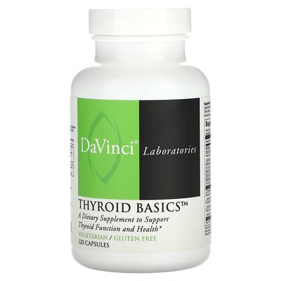 DaVinci Laboratories, Thyroid Basics, 120 Capsules