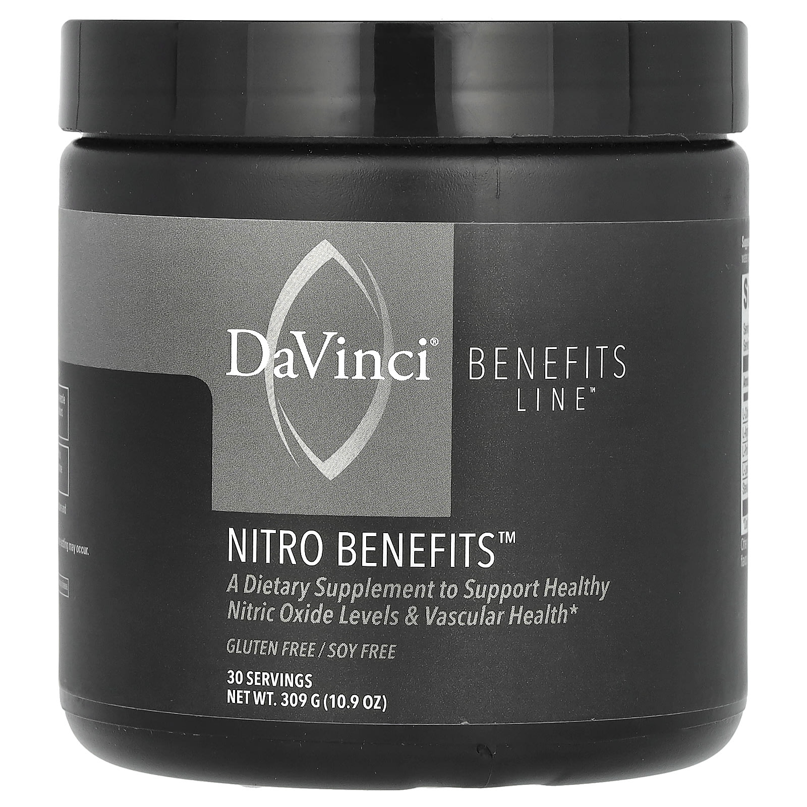 DaVinci Laboratories of Vermont, Benefits Line, Nitro Benefits, 10.9 oz