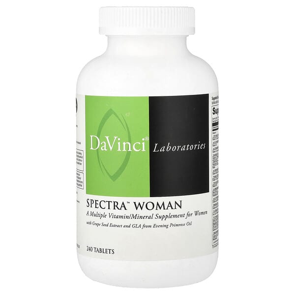 DaVinci Laboratories, Spectra Woman, 종합 비타민/미네랄, 240정