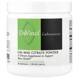 DaVinci Laboratories, Citrato CAL-MAG en polvo, 164 g (5,78 oz)