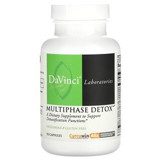 DaVinci Laboratories of Vermont, Détox multiphase, 90 capsules