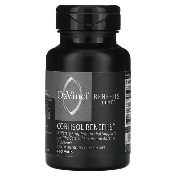 Benefits Line, Cortisol Benefits, 60 Capsules